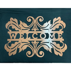 Metal Welcome Home Sign