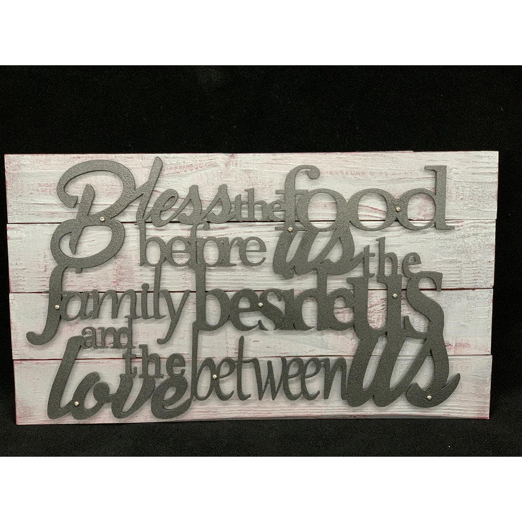 Meal Blessing Sign    (Wood Mounted)