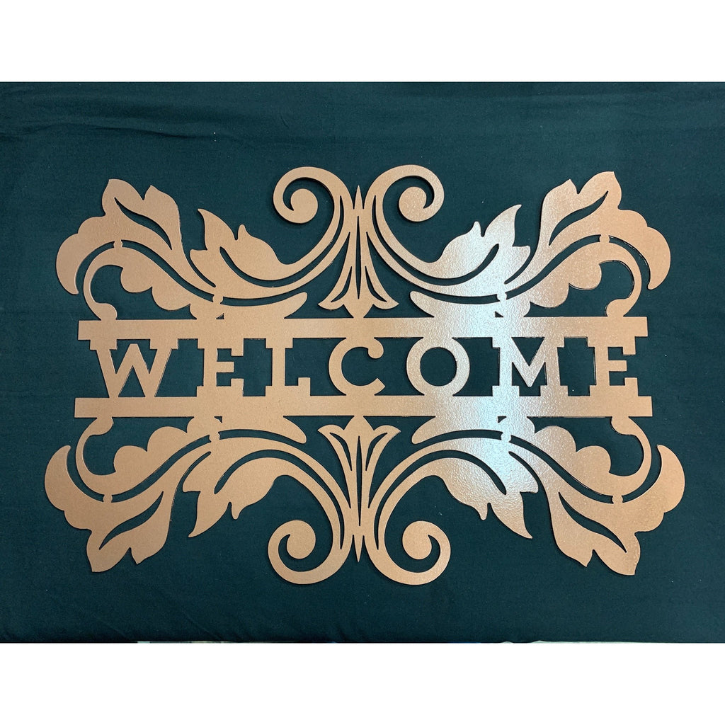 Metal Welcome Home Sign