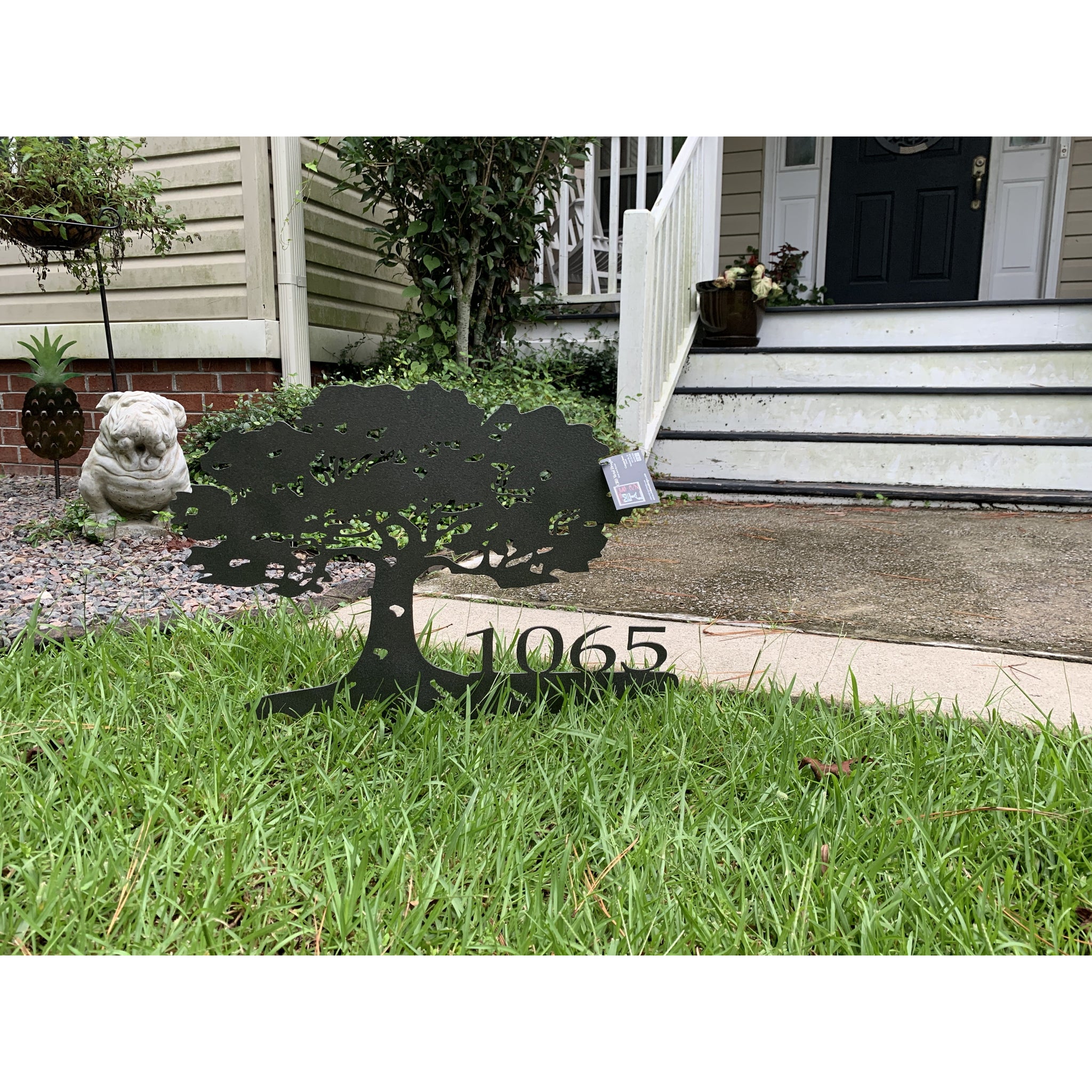 Customized Address Tree Stake/ Yard Sign