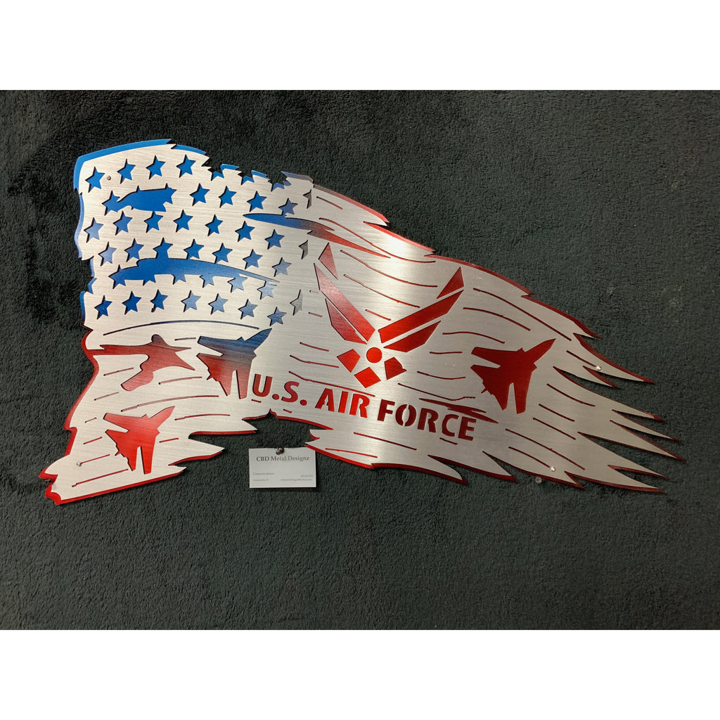 U.S. Air Force Flag Tattered