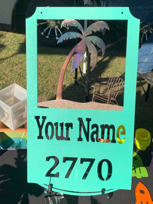 Custom Address Sign