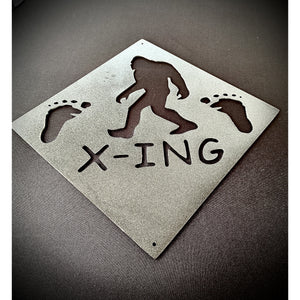 Bigfoot X-ING Sign