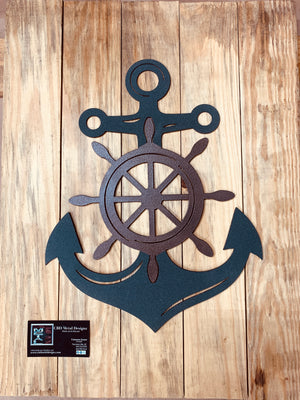 Anchor w/ Ship Wheel